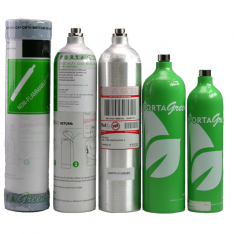 GfG 7804-030, GfG Multi-gas LEL (CH4)-50%, O2-18%, CO-200 ppm, H2S-20 ppm, Cylinder Size: 116 L, Gas